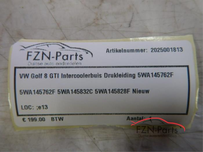 VW Golf 8 GTI Intercoolerbuis Drukleiding