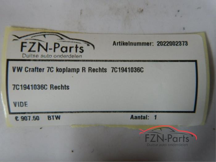 VW Crafter 7C Scheinwerfer rechts