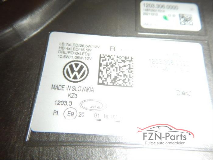 VW Transporter T7 Multivan Right LED Headlight