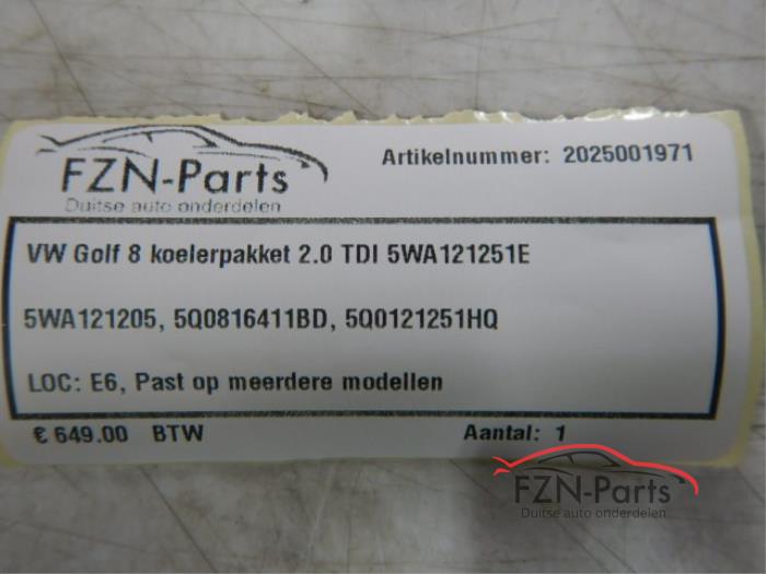 VW Golf 8 Koelerpakket 2.0 TDI