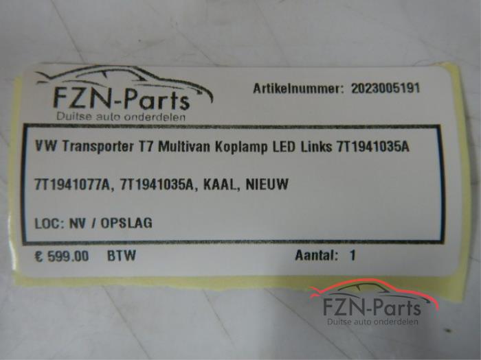 VW Transporter T7 Multivan Koplamp LED Links